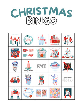 Christmas Bingo Game - Festive Printable Sheets - Image 4